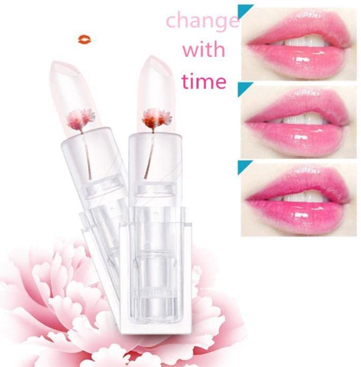 Devils Lip Plumper Flower Moisturizing Lipstick